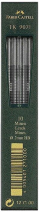 Faber CastellTk Mine 9071/HB 10er Etui 2mm Fallmine-Preis für 10 StückArtikel-Nr: 4005401271000