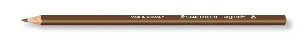 StaedtlerErgo Soft colored pencil, triangular Van Dyke brown 157-76-Price for 12 pcs.Article-No: 4007817157176