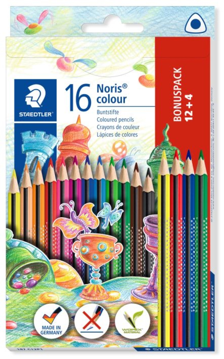 StaedtlerColoured pencil Noris Color 12 4 assortedArticle-No: 4007817374771