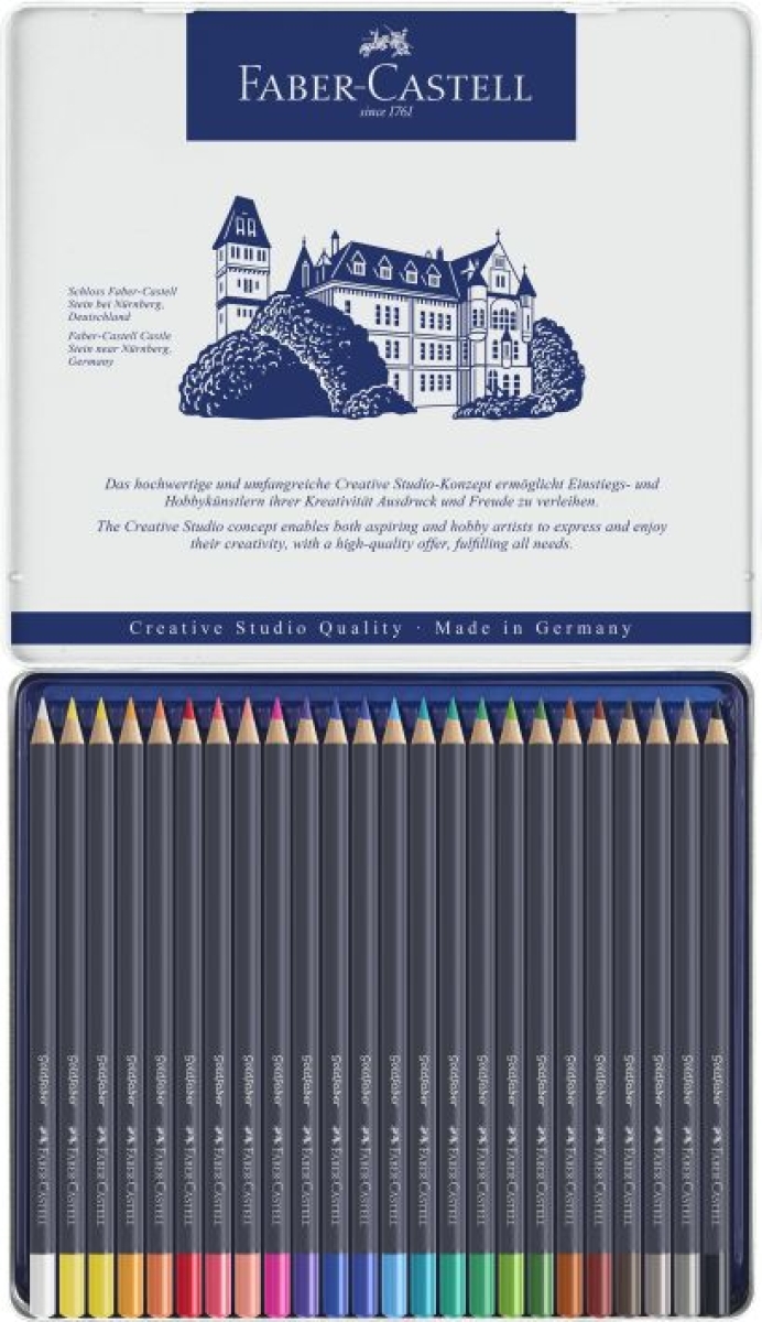 Faber CastellFarbstifte Goldfaber Permanent 24er Metalletui 114724Artikel-Nr: 4005401147244