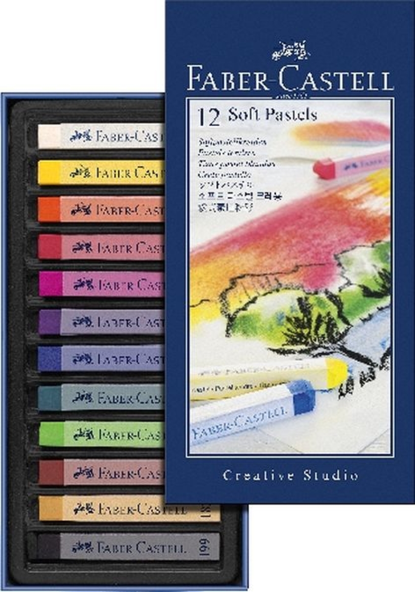 Faber CastellSoft pastel crayon 12-pack Studio Quality 128312Article-No: 4005401283126