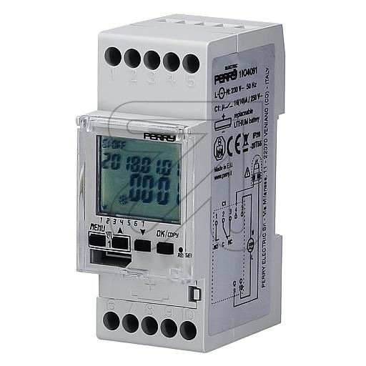 PERRY ELECTRICDigital time switch CPU 35 wu-TIO/1IO 4091 with astro function (CPU 35 wu-AS) (4091EL)Article-No: 113375