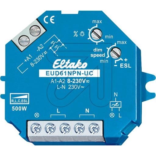 EltakoUniversal dimmer switch EUD61NPN-UCArticle-No: 114100