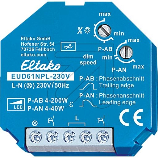 EltakoUniversal dimmer switch EUD61NPL-230VArticle-No: 114105