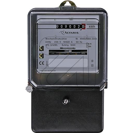 EGBAC meter certified 10/40A (calibrated)Article-No: 114620