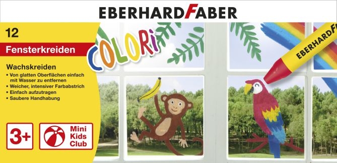 Eberhard FaberWindow wax crayon pack of 12 EFA 524112Article-No: 4087205241120