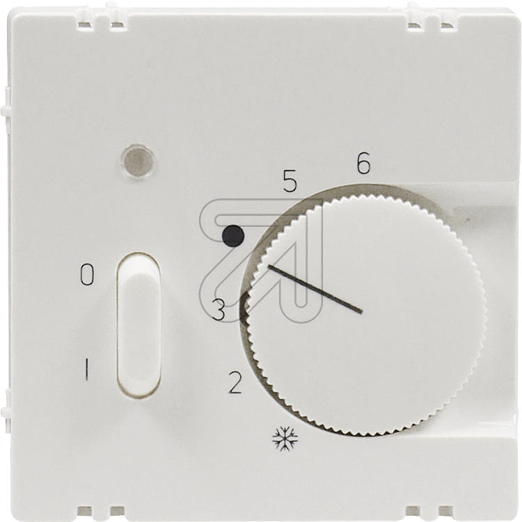 EGBCover for temperature controller 55x55 pure white with switch RAL 9010 JZ-002.100Article-No: 115465