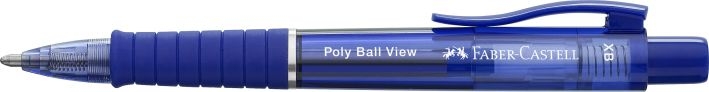 Faber CastellBallpoint pen Poly Ball View admiral blue 145751Article-No: 6933256649829