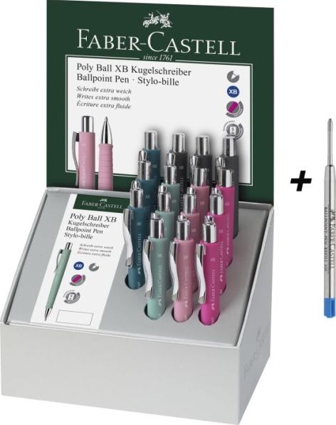 Faber CastellBallpoint pen Poly Ball Colors 15-piece display 241112Article-No: 4005402411122