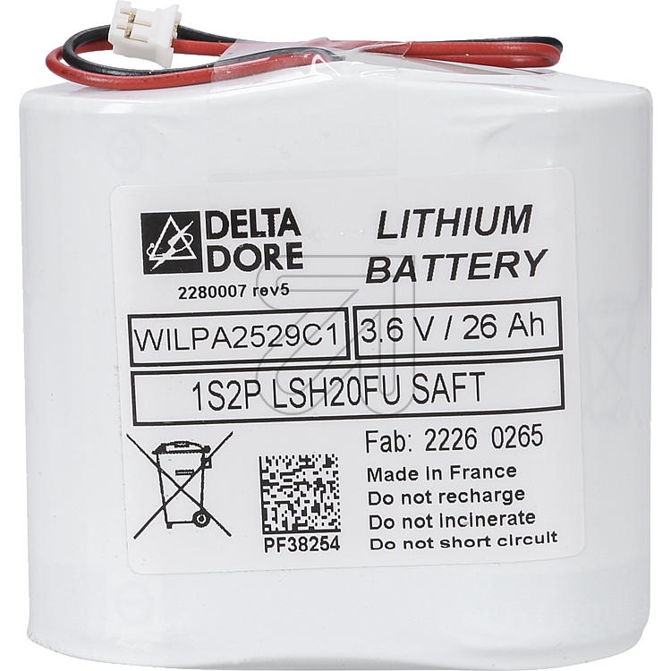 Delta DoreLithium battery BAT CS 8000-SI-SEF103 TYXAL+Article-No: 122465