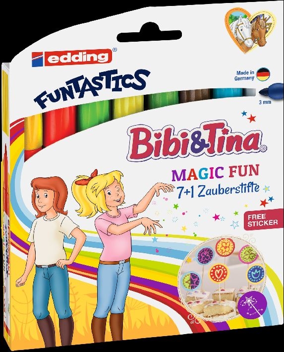 EddingMagic Marker Funtastics Bibi & Tina e-13 set of 8 13-8-1Article-No: 4057305055125