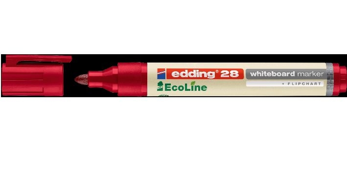 EddingBoard marker 28 red Ecoline round tip 28-002Article-No: 4004764918171