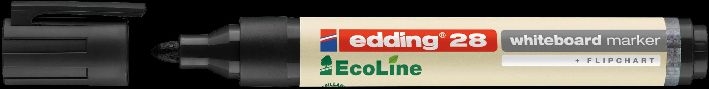 EddingBoard marker 28 black Ecoline round tip 28-001Article-No: 4004764918140