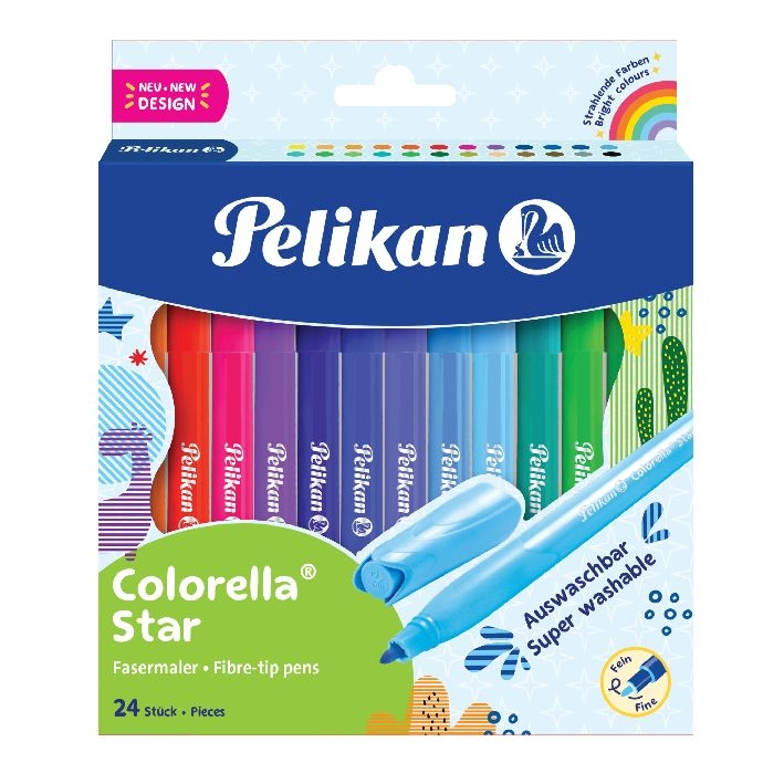 PelikanFiber pen Colorella Star C302-24 FS 822312Article-No: 4012700822314