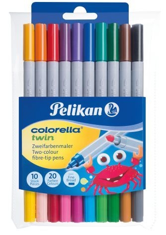 PelikanTwo-pointed painter Colorella Twin 10 pieces in a case C 304 949511Article-No: 4012700949516