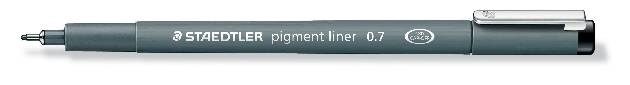 StaedtlerFiber pen pigment liner 0.7mm black 30807Article-No: 4007817326701