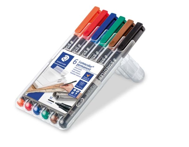 StaedtlerLumocolor foil pen medium Wf 317Wp6 6er Et 317 WP6Article-No: 4007817310410