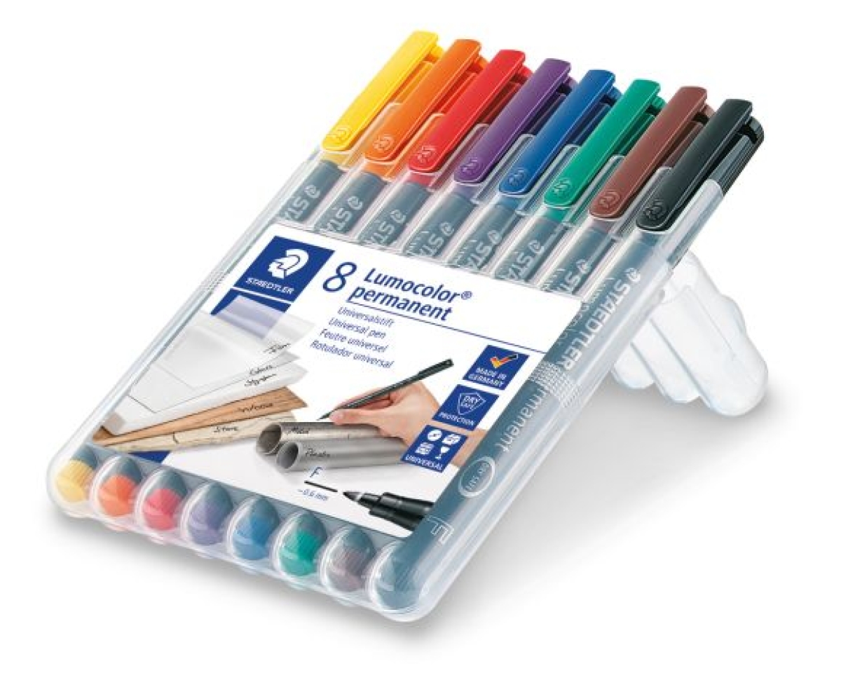 StaedtlerLumocolor foil pen Fine Wf 318Wp8 8-piece case 318WP8Article-No: 4007817323694