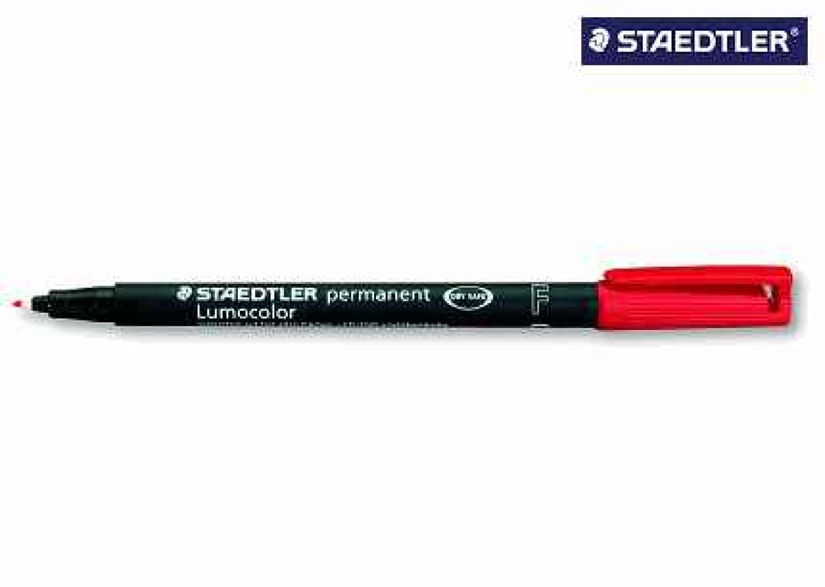 StaedtlerLumocolor foil pen fine red Wf 3182 318-2-Price for 10 pcs.Article-No: 4007817304327