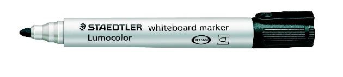 StaedtlerWhite board marker 351 black Lumocolor 351-9-Price for 10 pcs.Article-No: 4007817328859