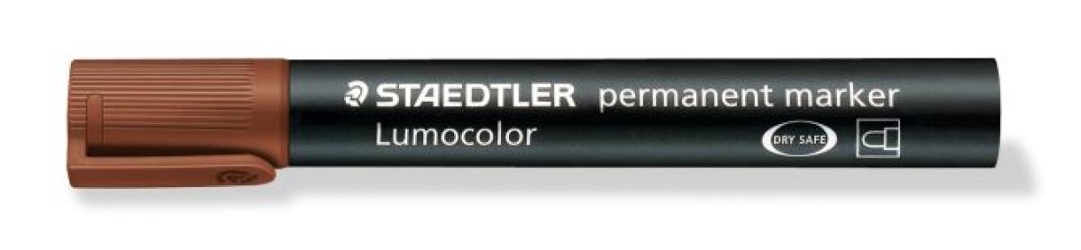 StaedtlerUniversal marker 352 brown round tip Lumocolor 352-7-Price for 10 pcs.Article-No: 4007817321614