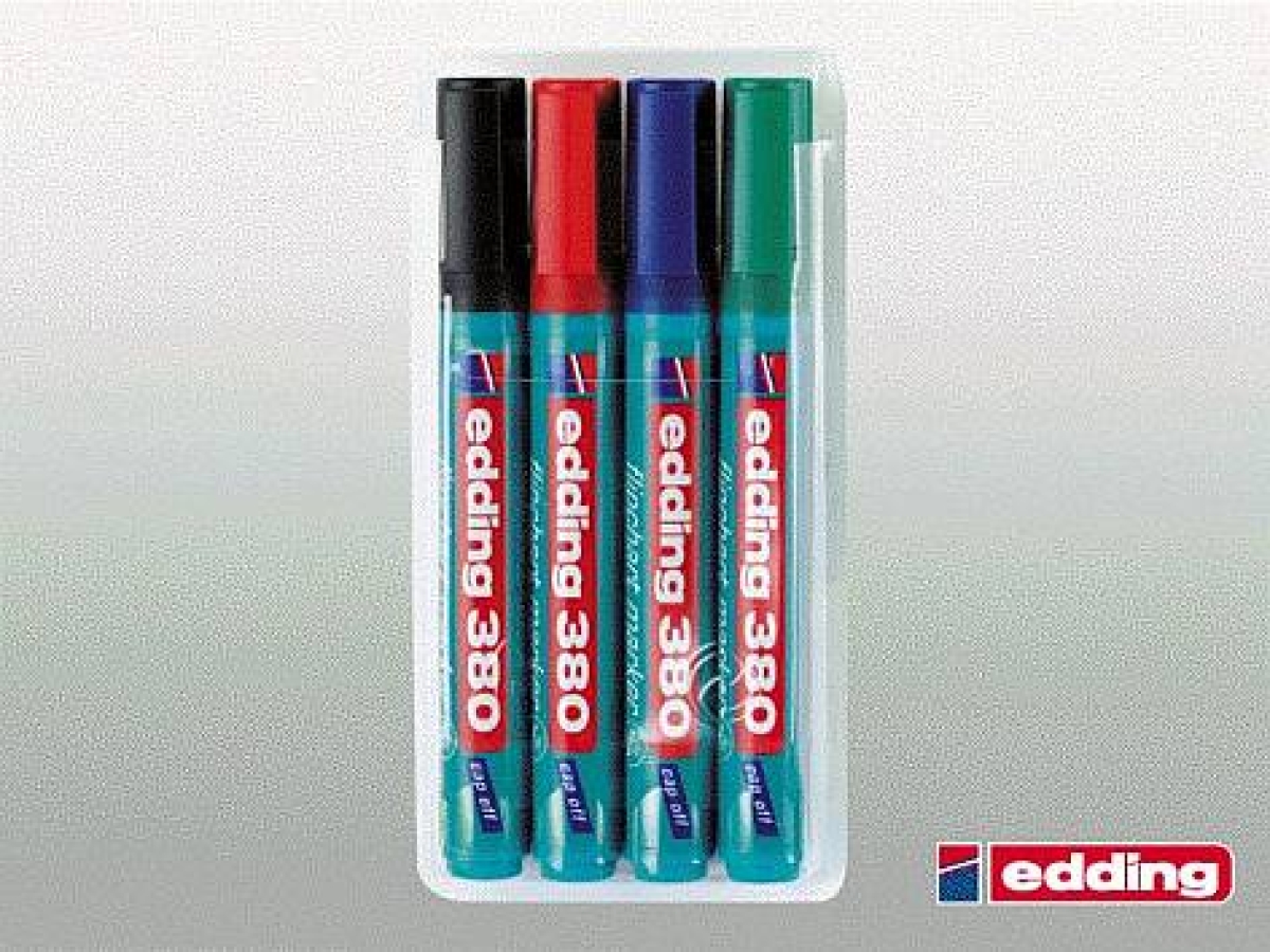 EddingFlipchart marker Capp-Off 380 4-piece case 380-4SArticle-No: 4004764013753