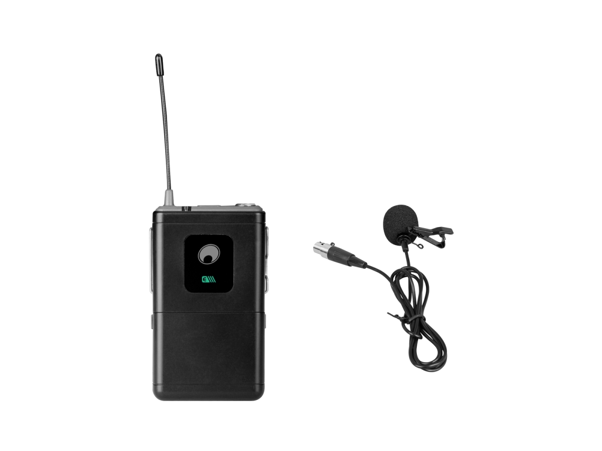 OMNITRONICUHF-E Series Bodypack 520.9MHz + Lavalier Microphone