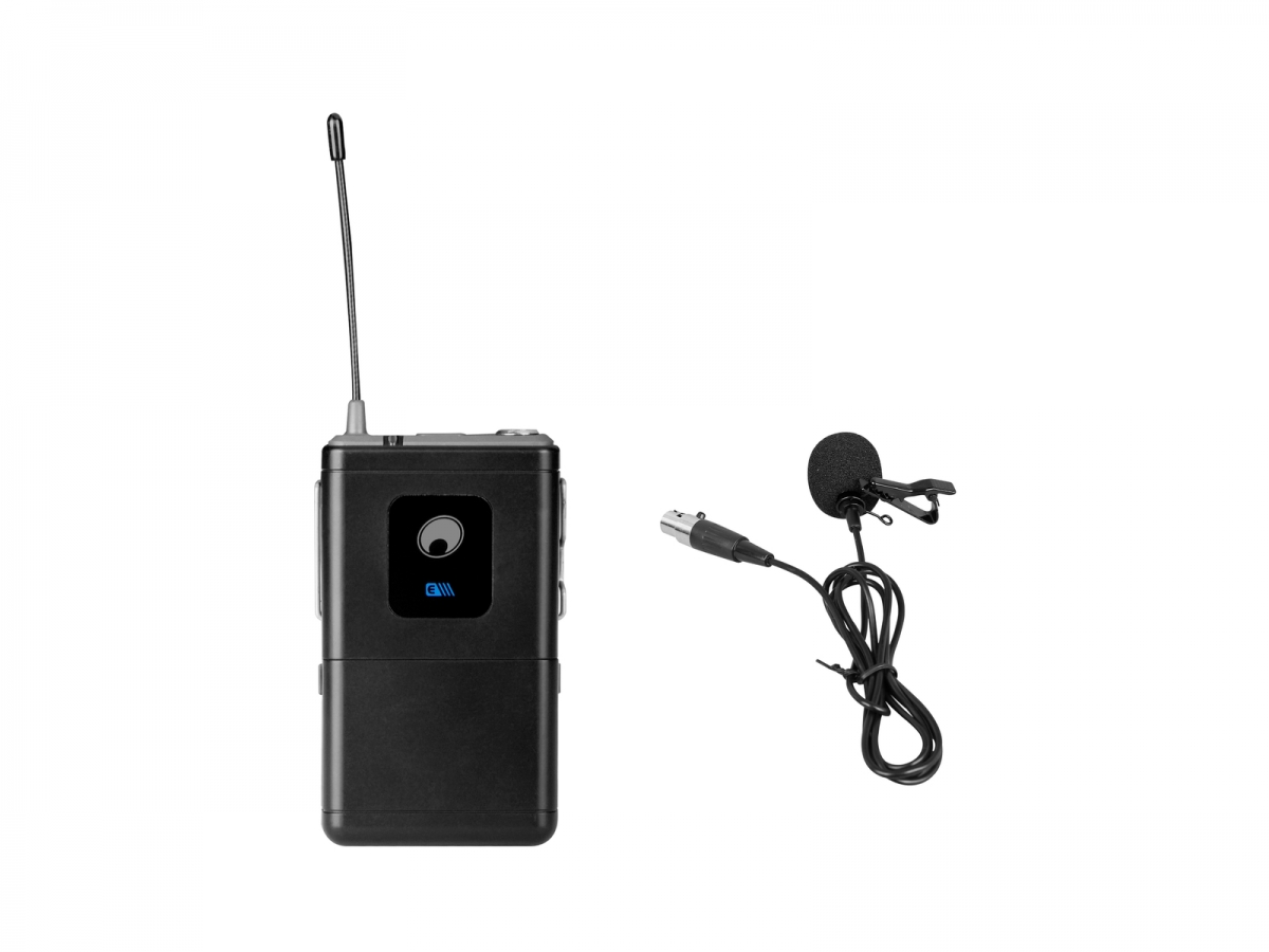 OMNITRONICUHF-E Series Bodypack 527.5MHz + Lavalier Microphone