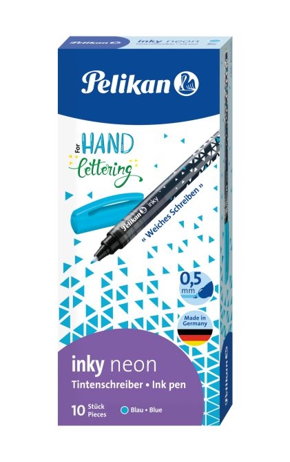 PelikanInky ink pen 273 neon blue 817318-Price for 10 pcs.Article-No: 4012700100337