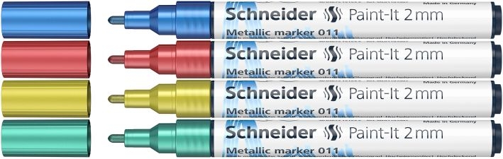 SchneiderMetallicliner 011 V2 Paint It 2mm 4 pieces ML01111502Article-No: 4004675151773