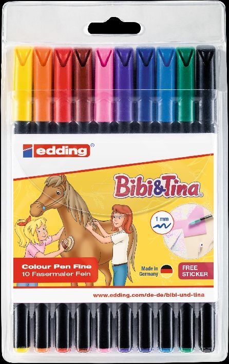 EddingFiber pen 1200 10pcs Bibi & Tina 1200-1999Article-No: 4057305055149