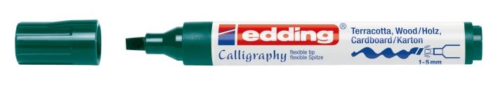 EddingCalligraphy Marker 1455 1-5mm flaschengrün 1455-025Artikel-Nr: 4004764927197