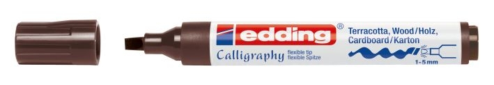 EddingCalligraphy Marker 1455 1-5mm dunkelbraun 1455-018Artikel-Nr: 4004764927166