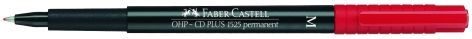 Faber CastellOh-Lux Folienschreiber M medium 152521 rot WF Fc-Preis für 10 StückArtikel-Nr: 4005401525219
