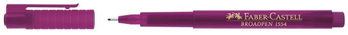 Faber CastellFiber pen broadpen 0.8mm magenta indelible 155437-Price for 10 pcs.Article-No: 4005401554370