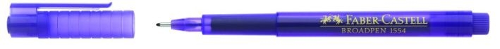 Faber CastellFiber pen broadpen 0.8mm violet indelible 155436-Price for 10 pcs.Article-No: 4005401554363