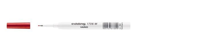 EddingReplacement refill Edding 1706M Vario Red 1706-002-Price for 10 pcs.Article-No: 4004764873890