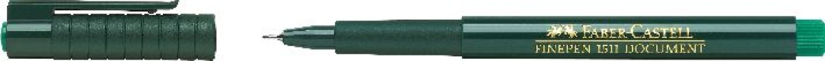 Faber Castellfiber pen Finepen 0.4mm 1511 green 151163-Price for 10 pcs.Article-No: 4005401511632