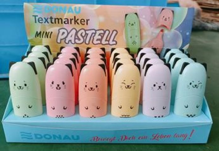 DonauMini highlighter pastel Donau 5130030-99-Price for 24 pcs.Article-No: 9004546528852