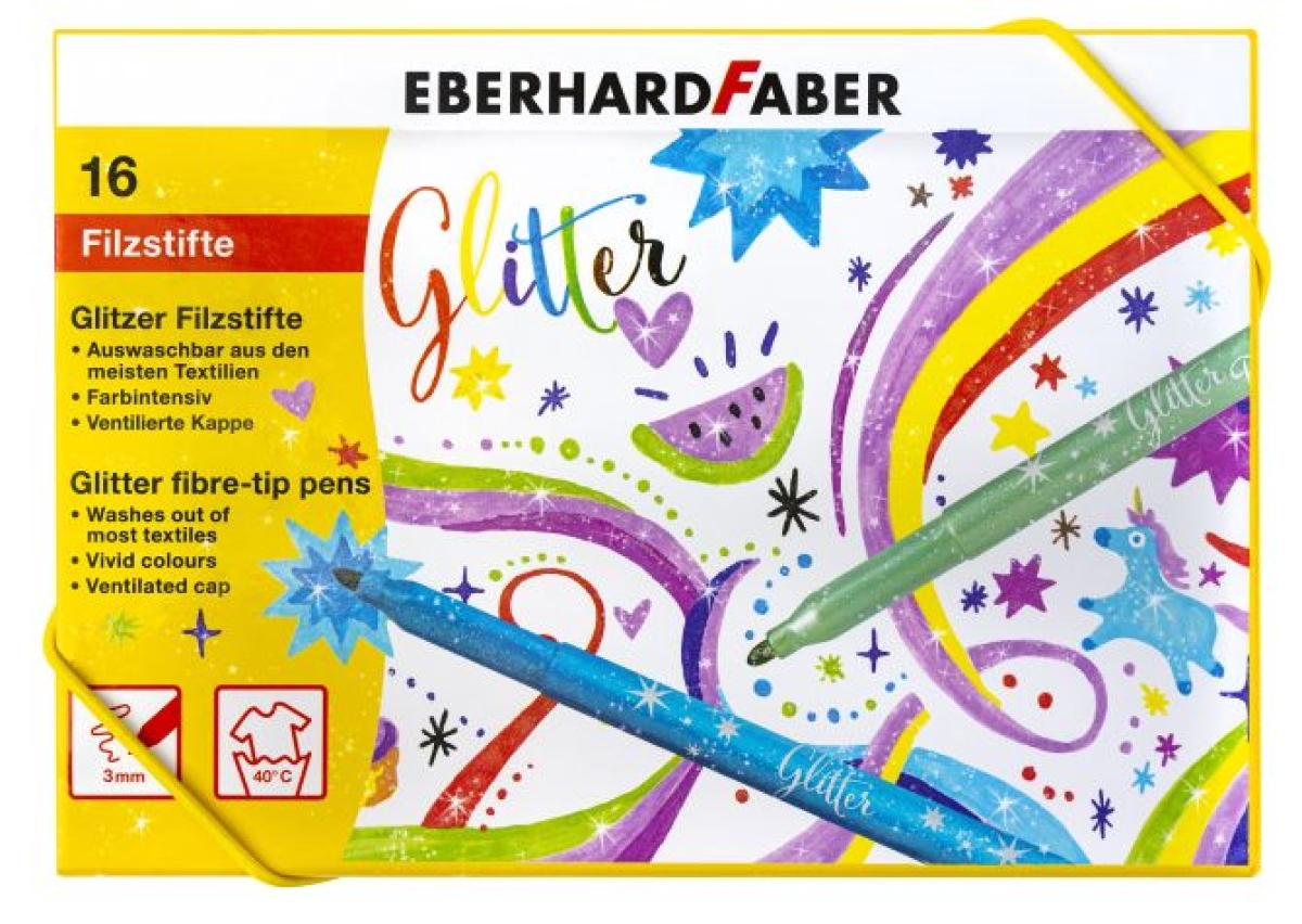 Eberhard FaberFiber pen glitter gift box of 16 551016Article-No: 4087205510165