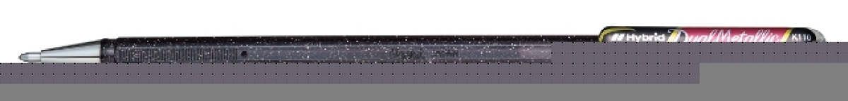 PentelRollerball Pen Hybrid Gel Glitter black-metallic-red K110-DAXArticle-No: 884851024541