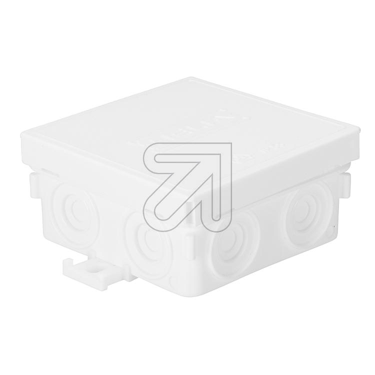 EGBSurface junction box 75x75x37mm pure white-Price for 10 pcs.Article-No: 141010