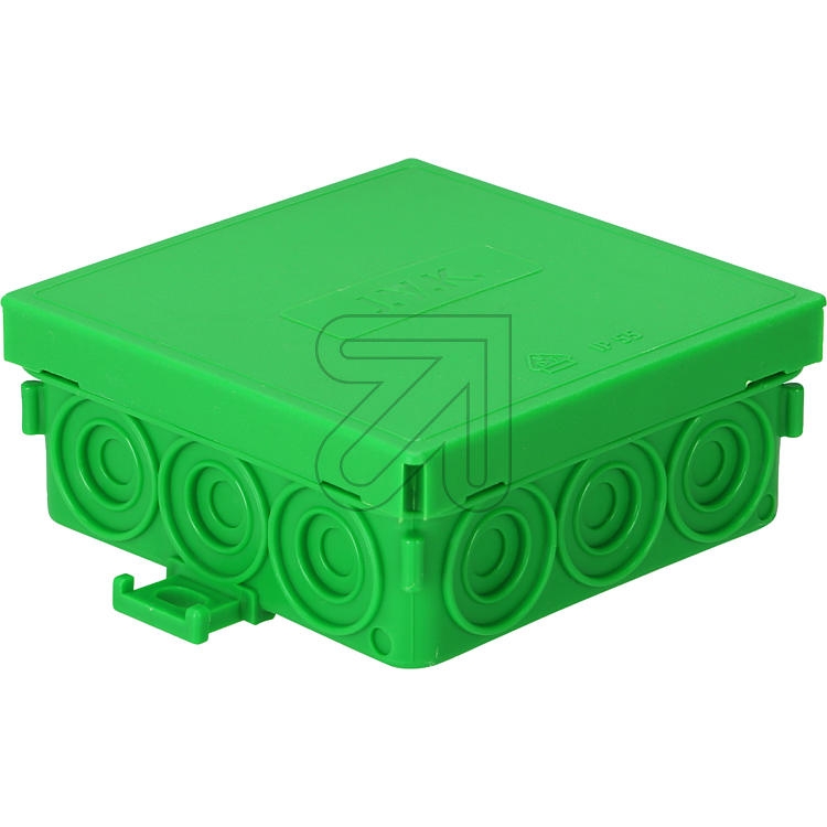 EGBSurface junction box 85x85x37mm green-Price for 10 pcs.Article-No: 141045