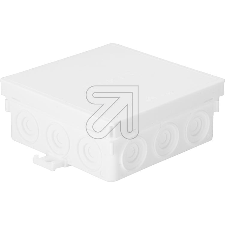EGBSurface junction box 100x100x42mm pure white-Price for 10 pcs.Article-No: 141055