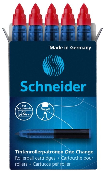 SchneiderRollerpatrone One Change rot-Preis für 5 StückArtikel-Nr: 4004675124050