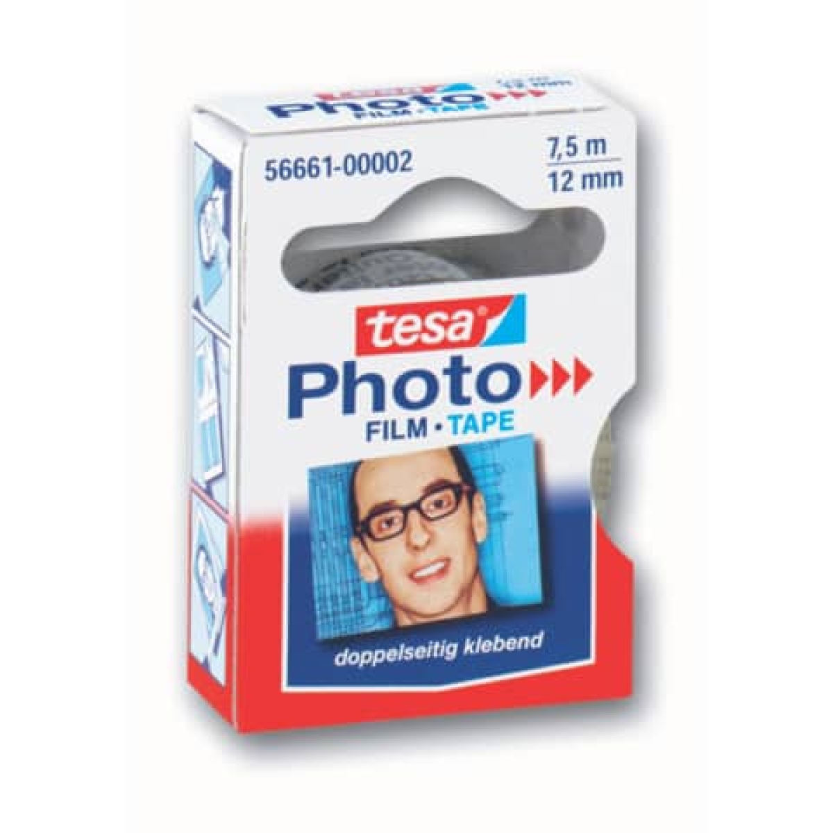 TESAPhoto film, 12mmx7.5m, double-sided adhesive 56661-00002-00-Price for 7.500 meterArticle-No: 4005800013034