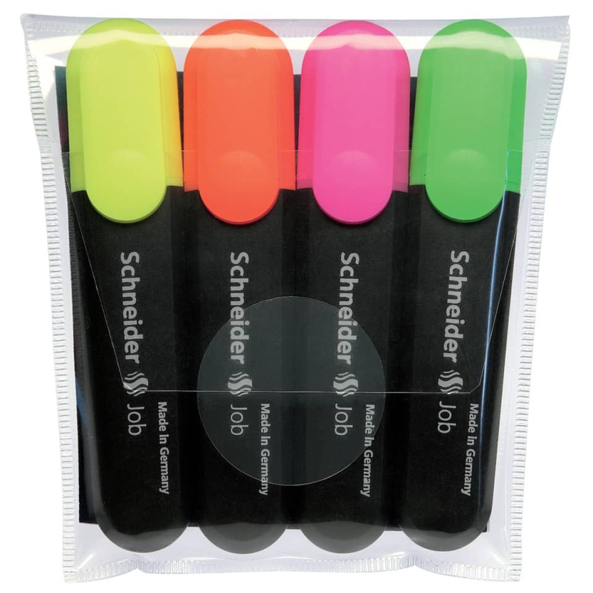 SCHNEIDERHighlighter Job, refillable, assorted, cardboard case of 4 SN50-1500Article-No: 4004675015006