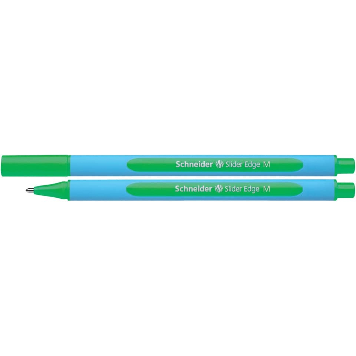 SCHNEIDERBallpoint pen Slider Edge, cap model, M, green 50-152104Article-No: 4004675075819