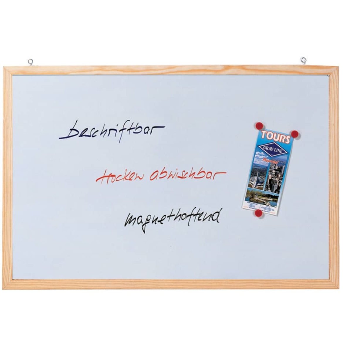 FRANKENWriting board memo board steel, wooden frame, 800 x 600 mm, white UMZ92099Article-No: 4016946192316