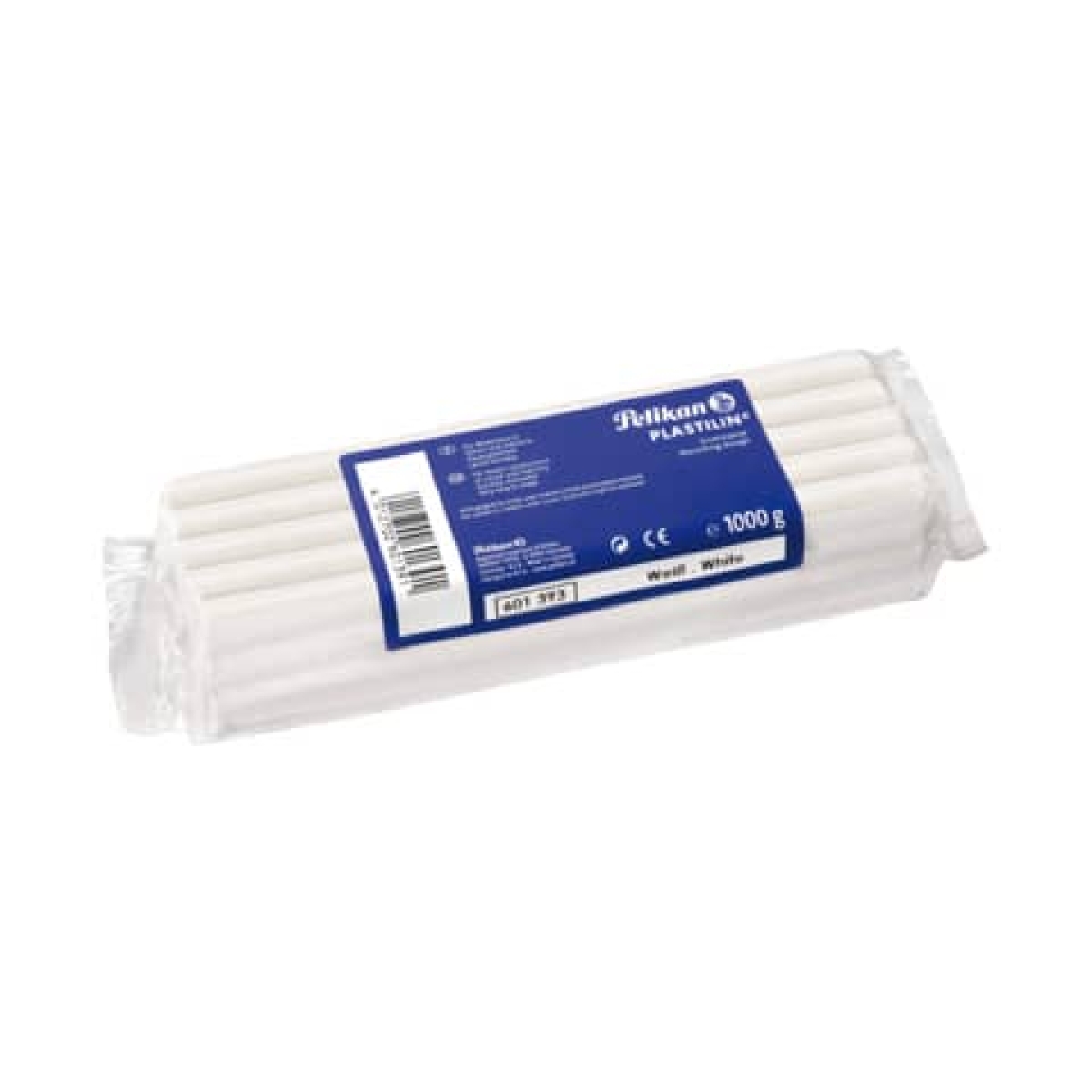 PELIKANKnetmasse Plastilin 680, weiß, Block mit 1 kg 601393Artikel-Nr: 4012700601391